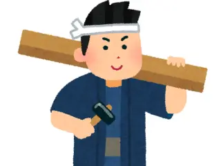 大工さんのイラスト